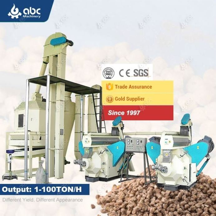 2023 Popular Ring Die Poultry Livestock Animal Feed Pellet Mill for Making Cattle,Chicken,Broiler,Rooster,Goat,Fodder Pellet