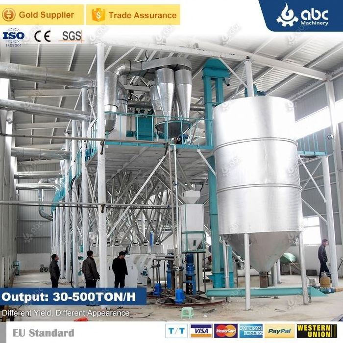 All-In-One Cleaning And Peeling Millet Flour Automatic Flour Mill Plant For Flour Grinding