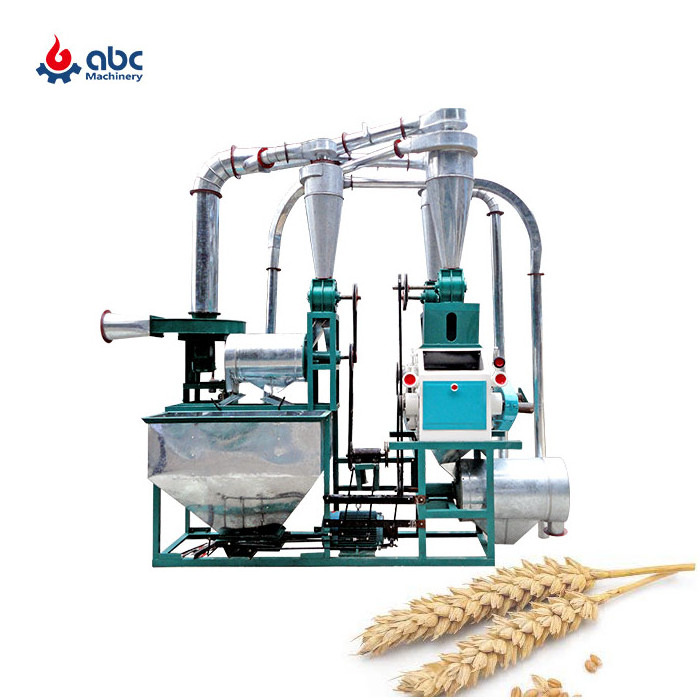 ghana small scale  integrated maize corn peeler and flour milling machine