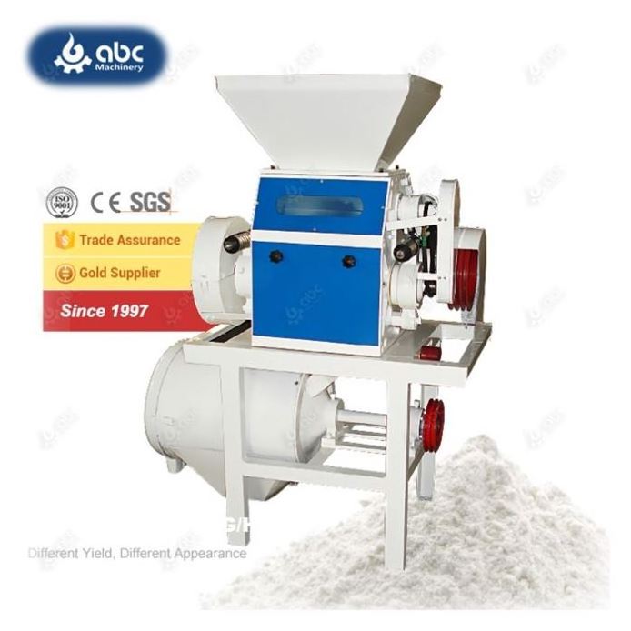 High Efficiency Wheat Maize Small Automatic Flour Mill Machine for Milling Grinding Rice,Sorghum,Cassava,Dried Potato Tapioca