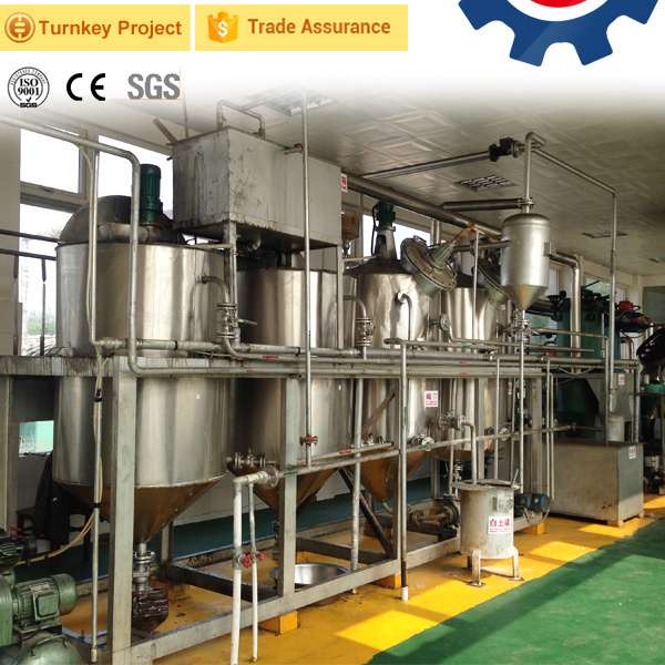 Low cost 1~10 tons small scale fish/groundnut/palm kernel/sunflower/soybean crude oil refinery machine