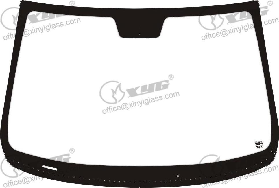 FAW OIey 2012-Universal sunroof glass high quality laminated front and rear windscreen assembly parts OEM window glass