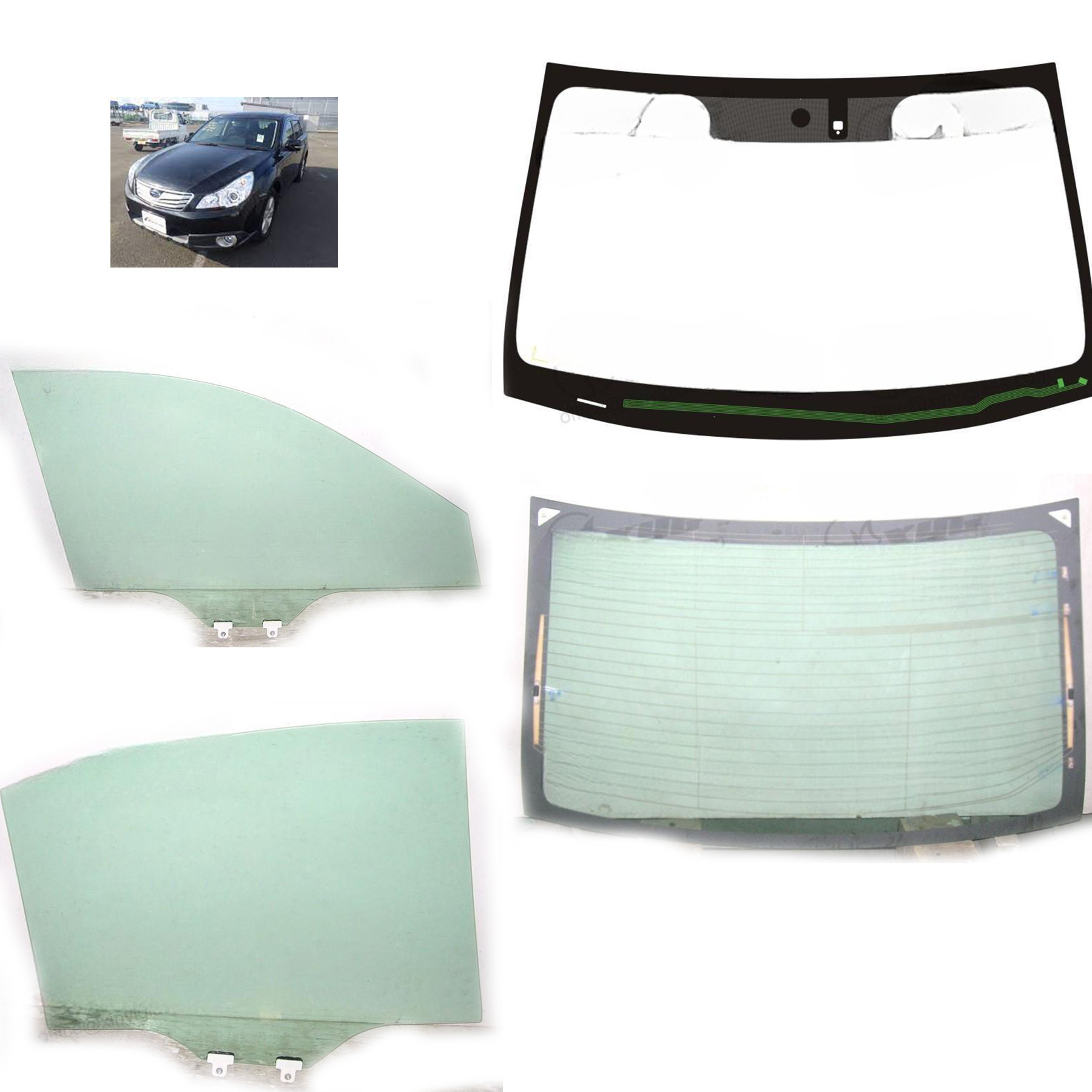 Subaru Legacy 09-14 windshield glass sunroof car glass auto glass car parts windshields car sunroof  windscreen original