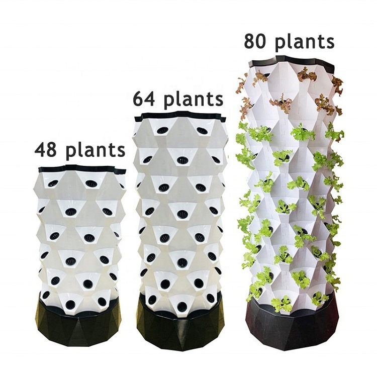 High quality commercial 8 layers hydroponics tower hydroponic systems