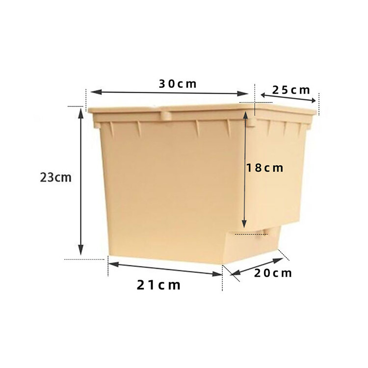 11L Square Barrel With Pipe And Shelf Dutch Bucket Hydroponic Hydroponics Dutch Grow System More Holes