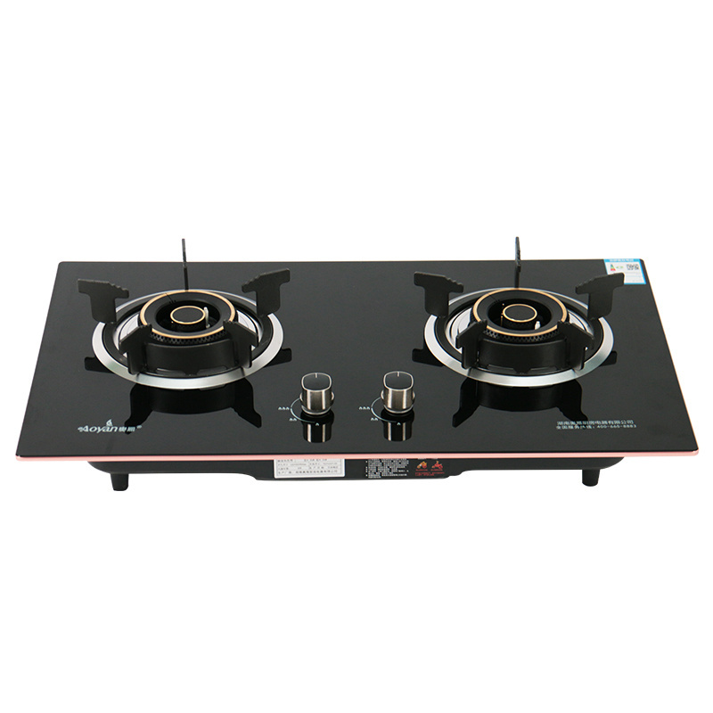 Auto Ignition  Gas Cooker Burner Black Tempered Glass Table Gas Cooker Cooktop Kitchen Stove