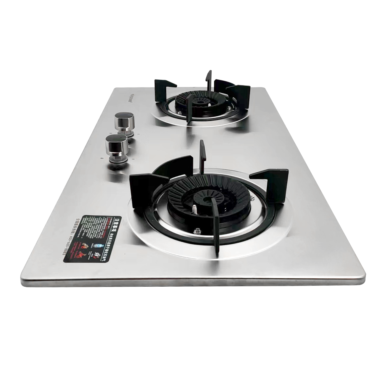 Double Burner Gas Stove In Thailand Stainless Steel Butane Stove Cooktops Kitchen