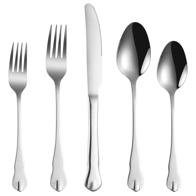 Good Quality Well sale Stainless Steel Flatware Set Spoon Fork Knife Pattern Cutlery For Table Use