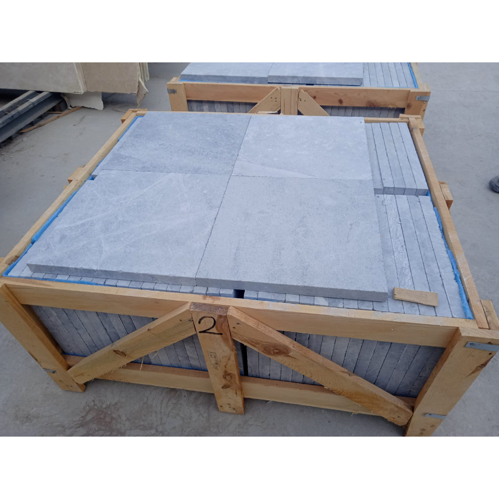 Glory Grey Sandblasted Paver Tile Slab Using For The Flooring Natural Stone Marble High Quality Wholesale Marble made in Turkey