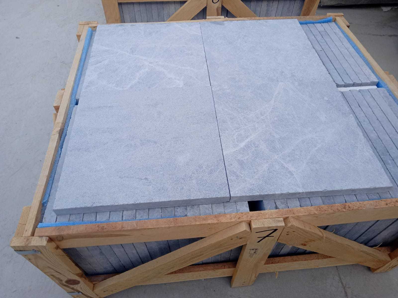 Glory Grey Sandblasted Paver Tile Slab Using For The Flooring Natural Stone Marble High Quality Wholesale Marble made in Turkey