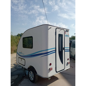 Custom Design Mini Fast Food Icecream Caravan for Carnival & Entertainment 2023 Best Price Small Caravan Trailer with Kitchen