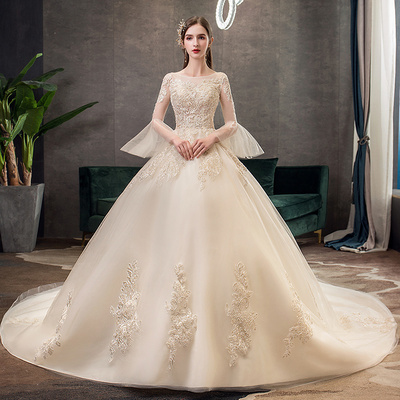 white maxi dress for wedding Modest Simple Solid Elegant White A-Line Satin Maxi Wedding Dress with  Button Back