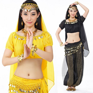 Belly Dance Stage Performance Costumes With Lightspot Bloomers