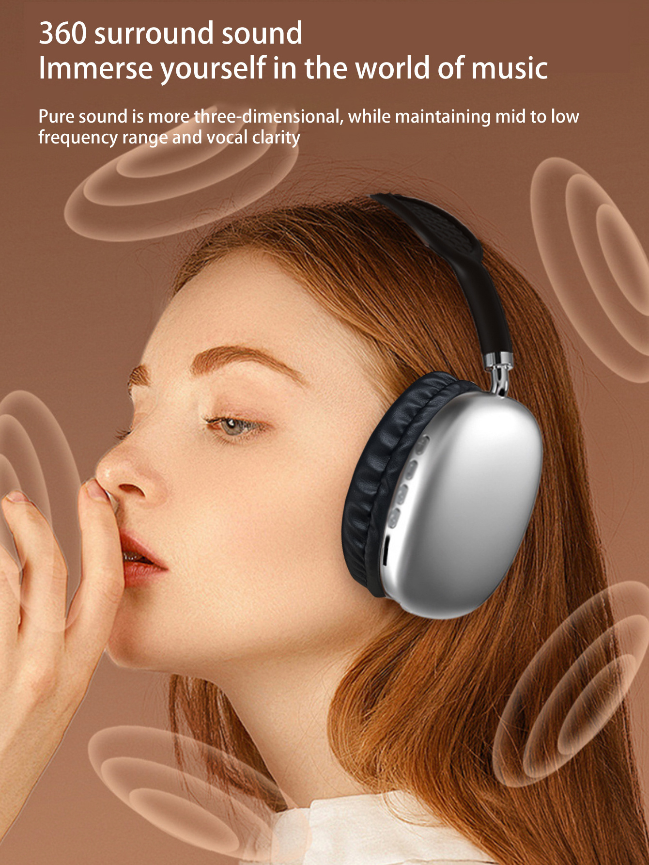 Best Quality P9 Wireless Earphone Over-ear Headphone Wireless Earphone Wireless Earphone Headset