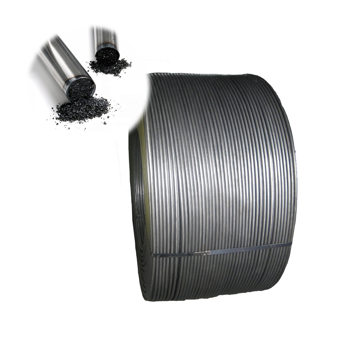 High Pure 97% Solid Calcium Cored Wire in 9mm