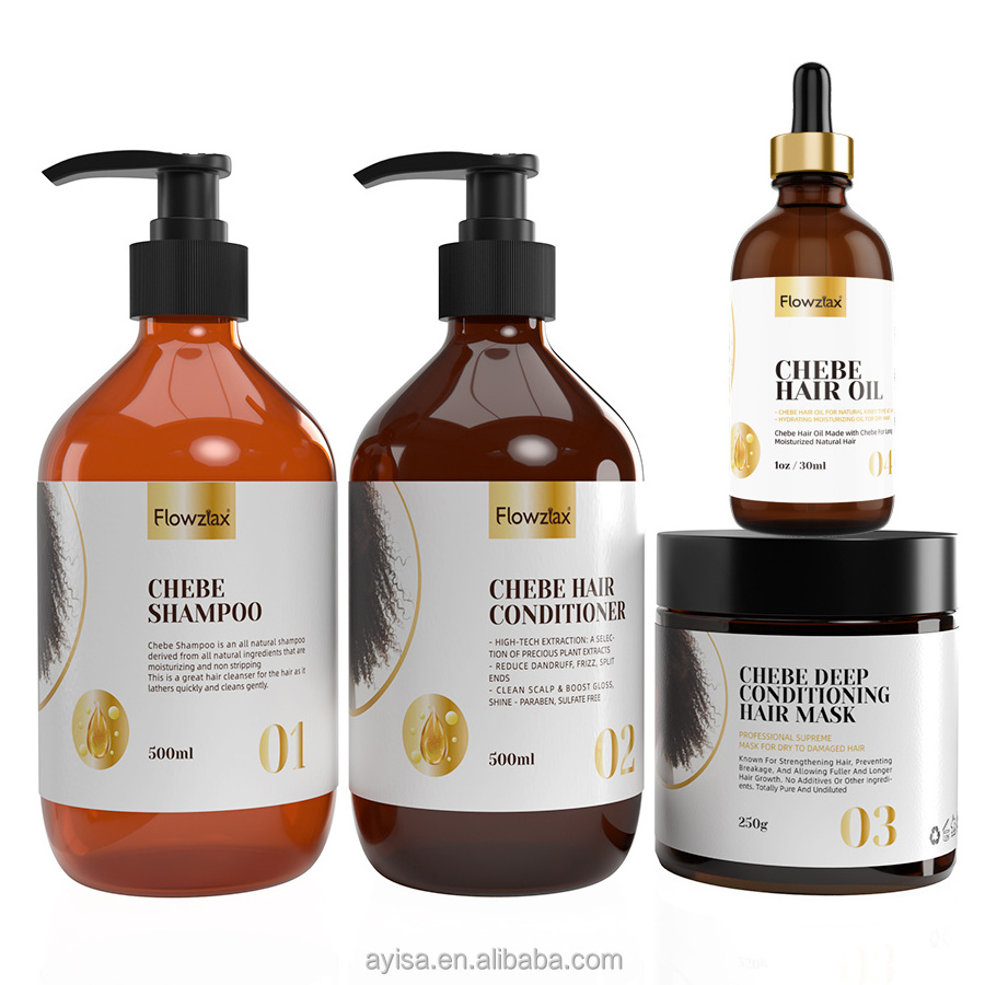 private label Chebe Shampoo Conditioner Butter Hair Butter Chebe oil Chebe Hair Care Set