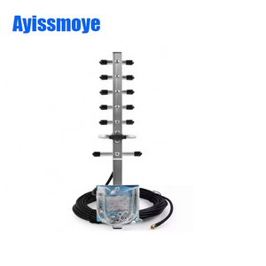 Ayissmoye yagi 7 unit amplifier GSM antenna WCDMA high gain directional outdoor receiving antenna