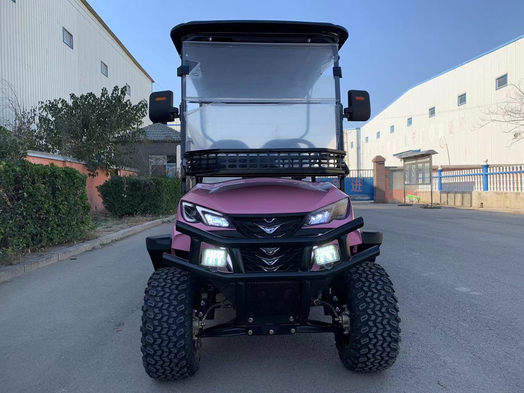 2024 Customized 72V Electric Lithium Battery 6 Seater Off-Road Hunting Buggy and Golf Cart Shuttle