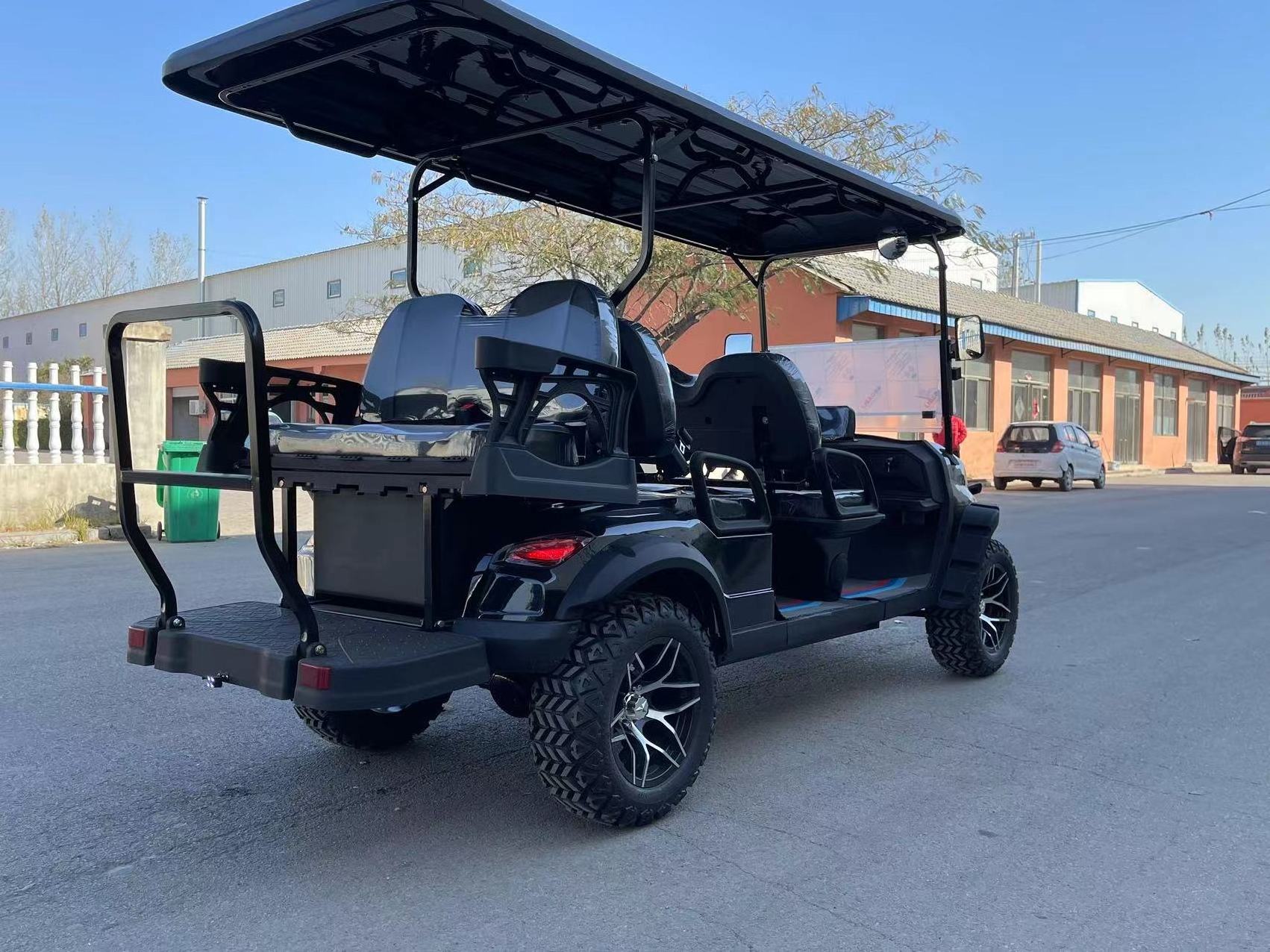 4 Wheel Drive Golf Buggy Car Lithium Battery Powered Golf Cart 6 Passenger Electric Golf Cart