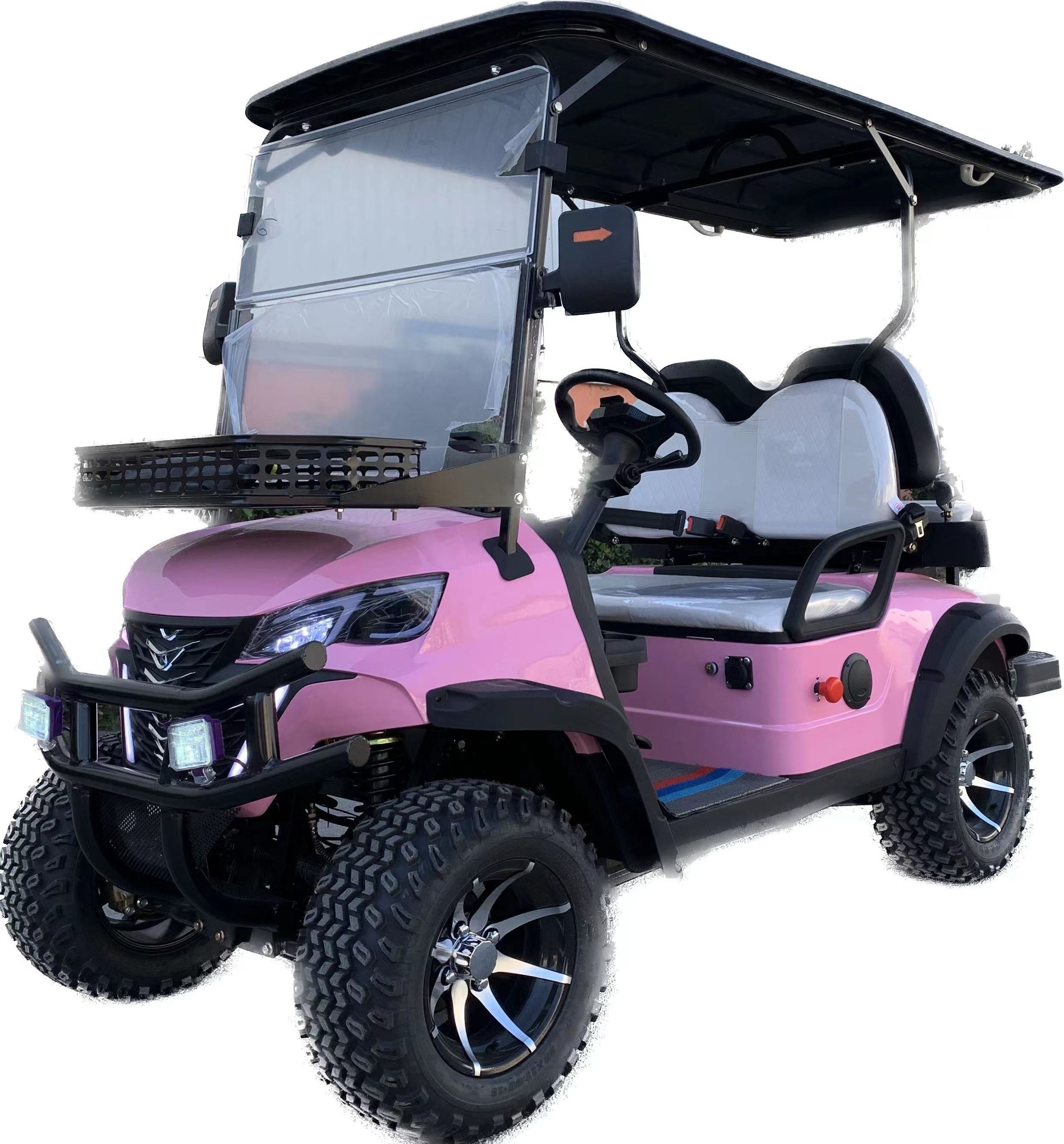 2024 Customized 72V Electric Lithium Battery 6 Seater Off-Road Hunting Buggy and Golf Cart Shuttle