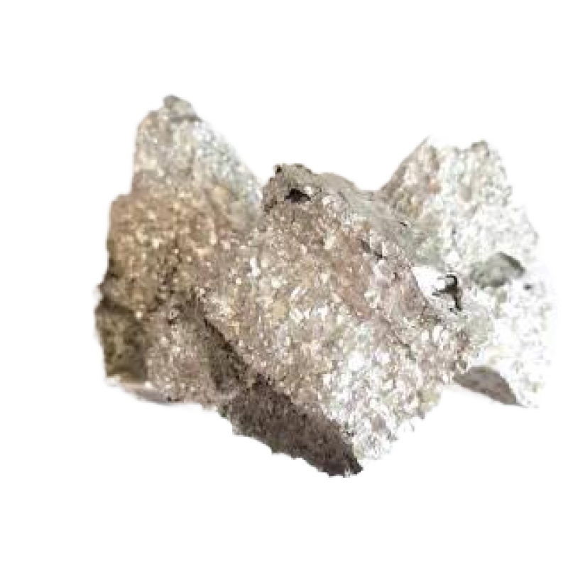 Ferro alloy made from low carbon ferro chrome alloy with chromium and iron