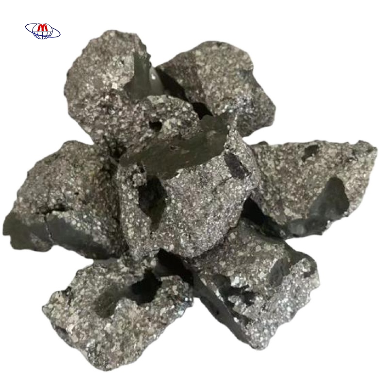 Ferro alloy made from low carbon ferro chrome alloy with chromium and iron