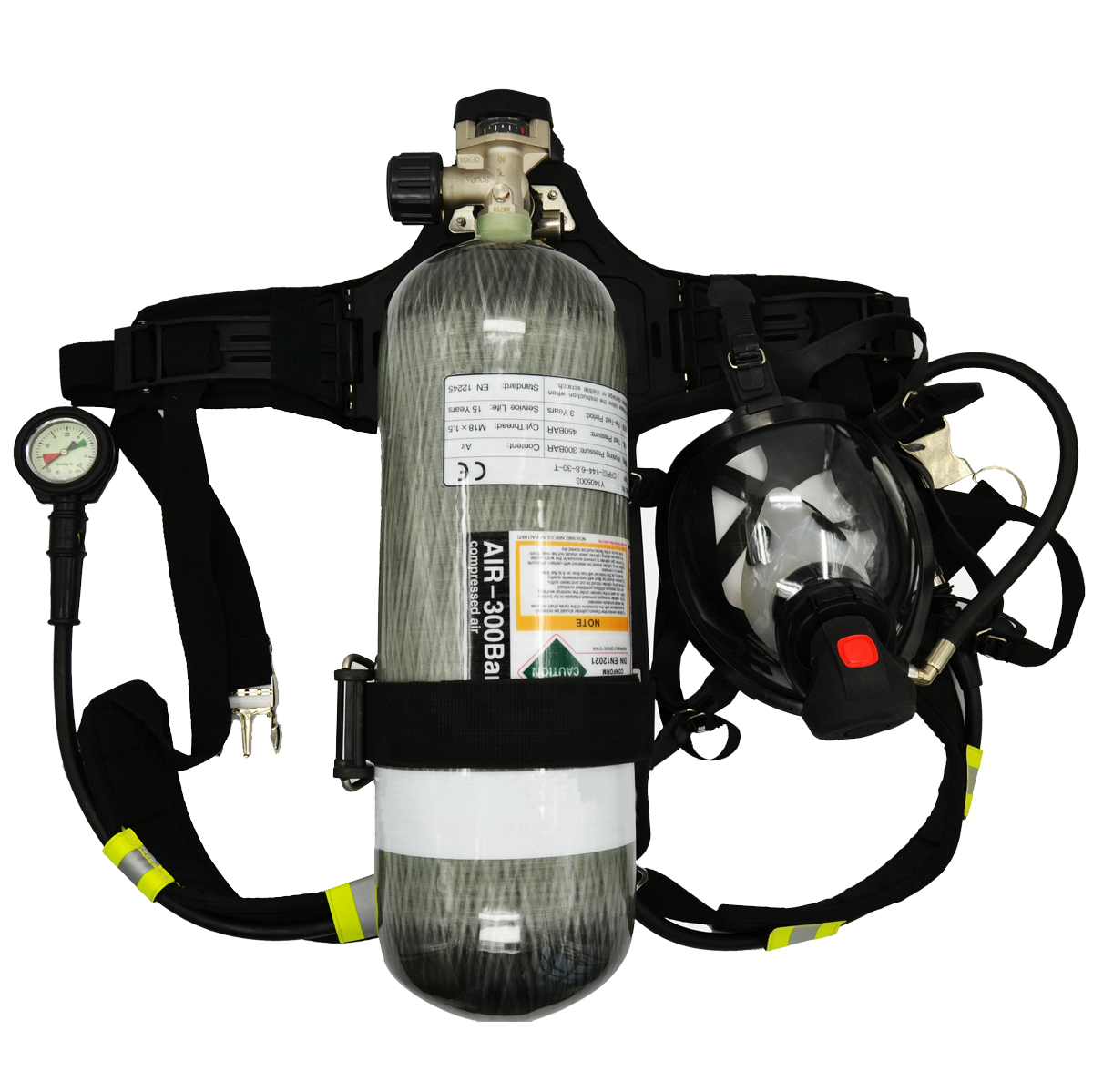 CE Wholesale Fire Rescue Full Face Anti Gas Mask Firefighting Equipment SCBA