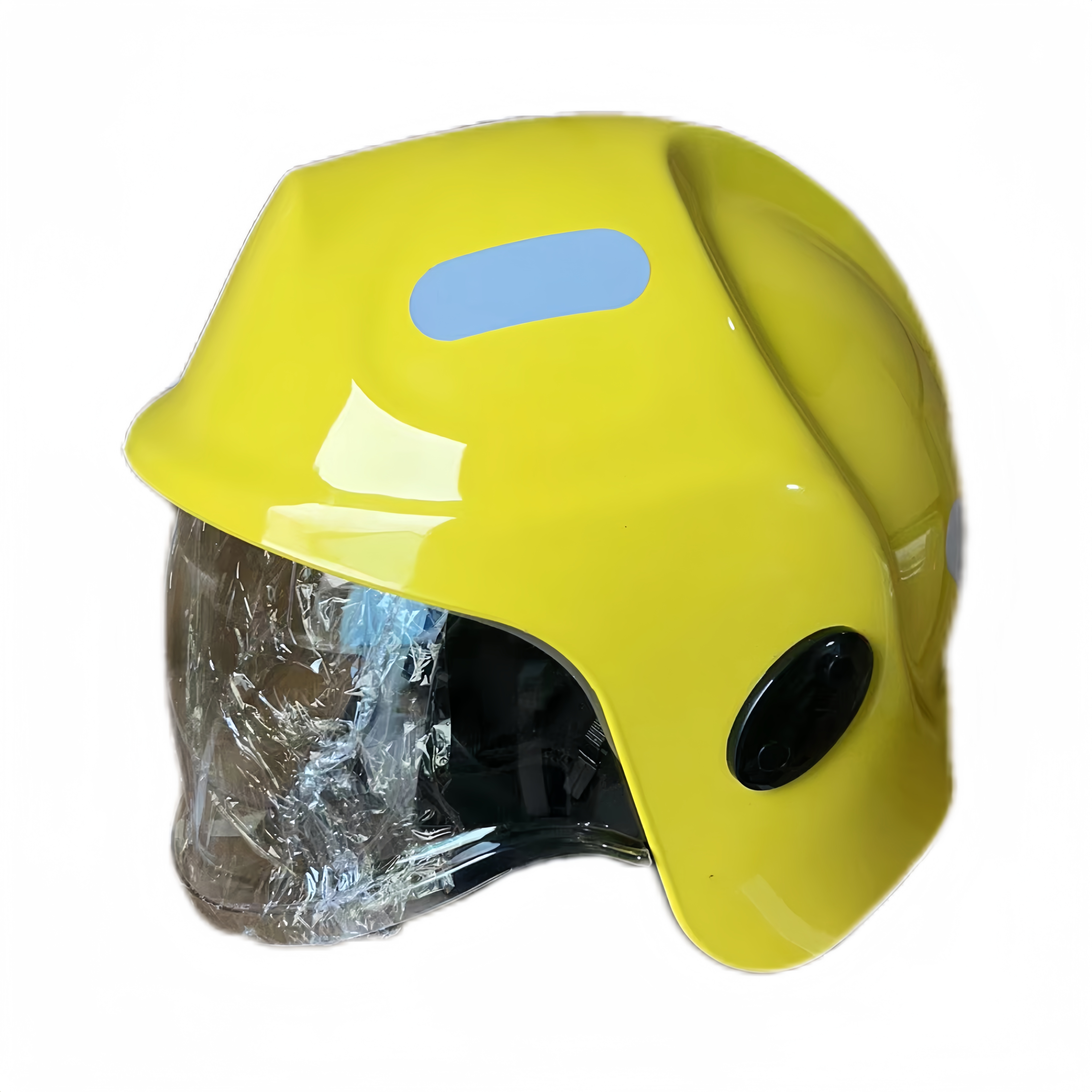 2024 New American style full cap-style aramid material light color firefighting helmet with reflective tape for firemen