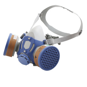 Fire Fighting Advanced Construction Double-filter Half Face Gas Mask