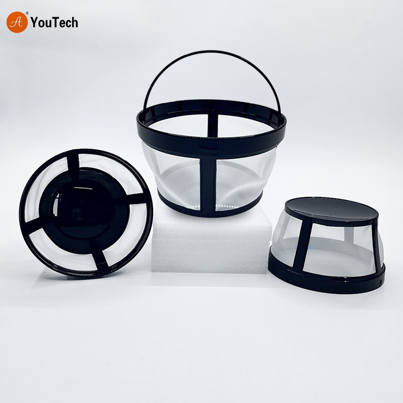 Reusable Coffee Filter Basket Cup Style Coffee Machine Strainer Nylon Mesh Filter Funnel Kettle Coffee Maker Tool Accessories