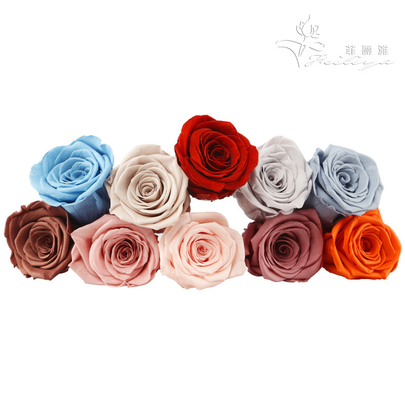 AYOYO OEM Luxury Mothers Valentine Day Flower Gift Rosas Preservadas Floral Decor Eternal Preserved Rose