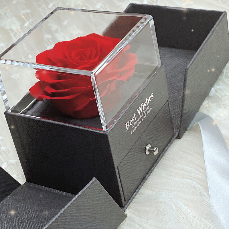 AYOYO OEM Eternal Rose jewelry Box 2023 Valentine's day gift Mother's day gift