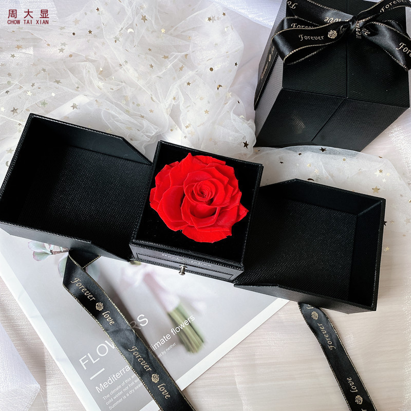 AYOYO OEM Eternal Rose jewelry Box 2023 Valentine's day gift Mother's day gift