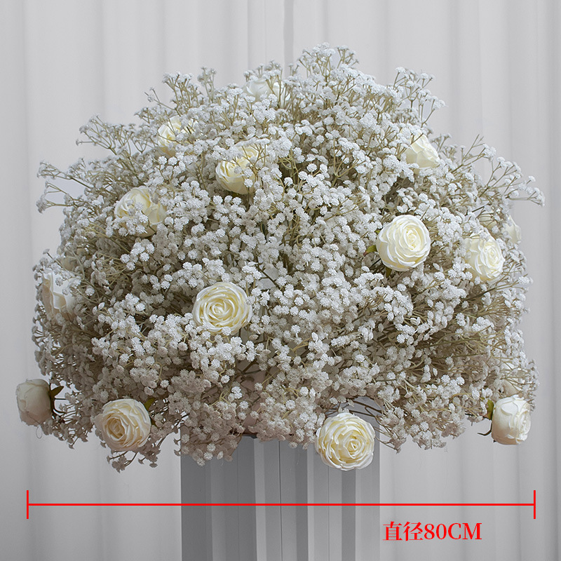 Top Quality Flower Ball Wedding Table Centerpieces Artificial Baby Breath Flower Ball