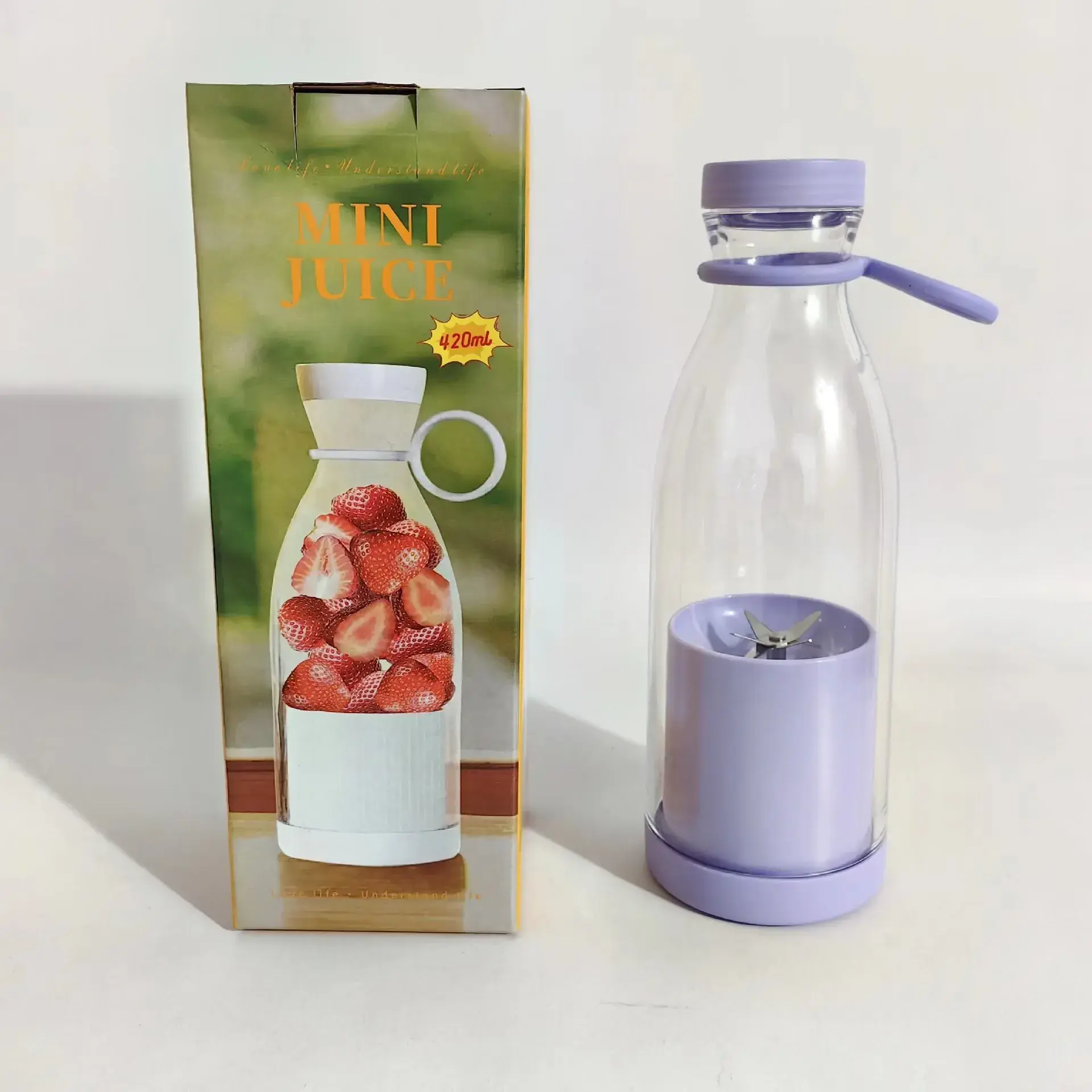 Personal Sports Fruit Blender Shake Blender glass Smoothie  Portable mini usb juice blender cup bottle with 2024