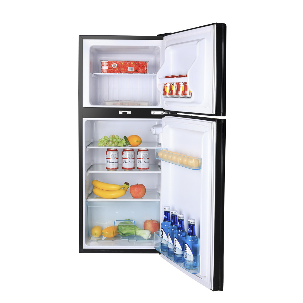 2021 new design kitchen two door refrigerator deep freezer refrigerator for fruit meat beer