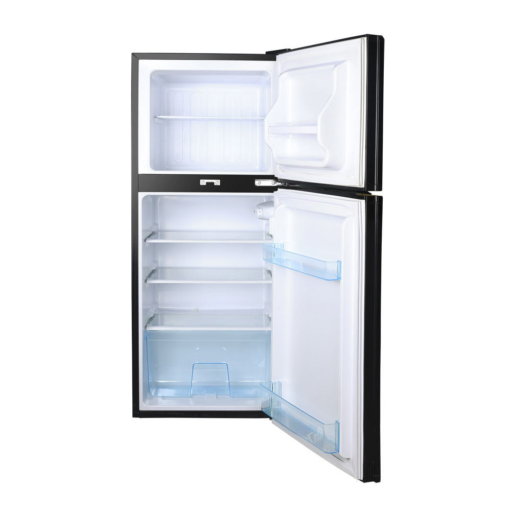 2021 new design kitchen two door refrigerator deep freezer refrigerator for fruit meat beer