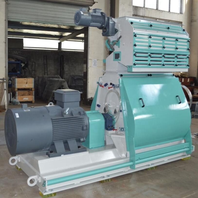 SFSP56*36 maize grinding hammer mill, high capacity water drop type poultry feed hammer mill