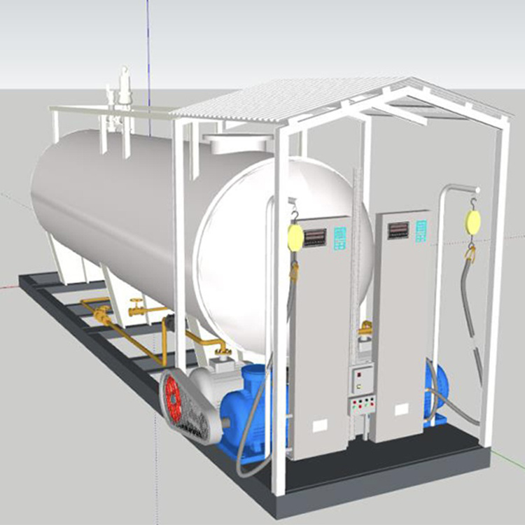 16000 litr mobile LPG gas skid station plant multifunction 40ft fuel construction cost lpg filling station