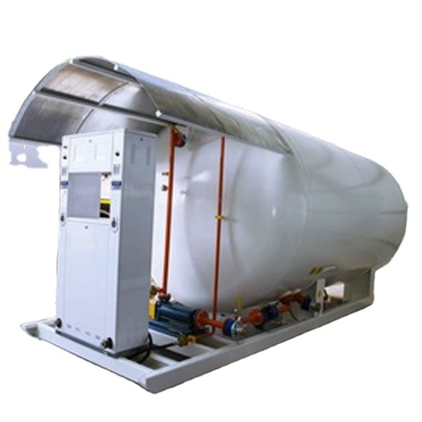 40000 liters propane filling gas lpg storage skid tanks skid station spherical grill plant canada lpg tank skid station