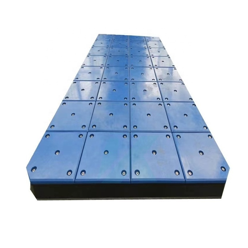 wear resistant uhmwpe fender pads /uhmwpe dock bumper pad /marine fender dock part hdpe block uhmwpe sleeper manufacture