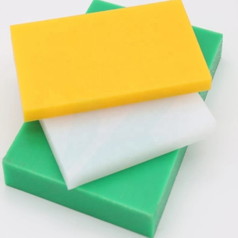 PE 500 HDPE Cutting Board Yellow Color  UHMWPE Plastic Sheet with High Density Polyethylene for Industrial Equipment Processing