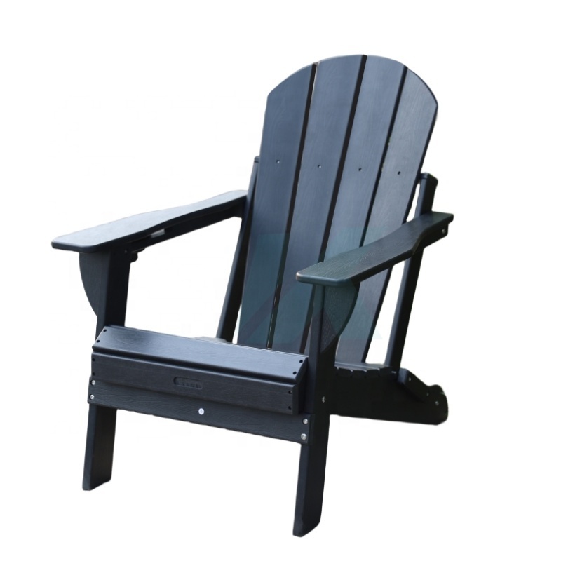 Muskoka Chair Waterproof Outdoor Garden Patio Beach Folding Lounge Hard Polywoo Muskoka Adirondack Chairs