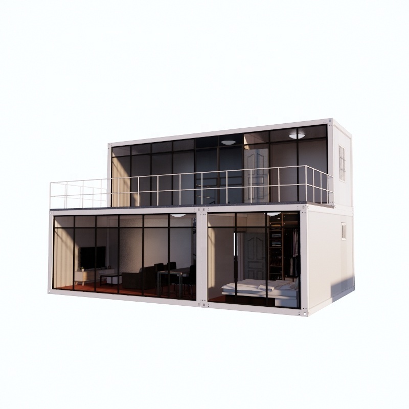 Flat pack light steel Simple demountable of container house / mobile home/ prefab mobile house price