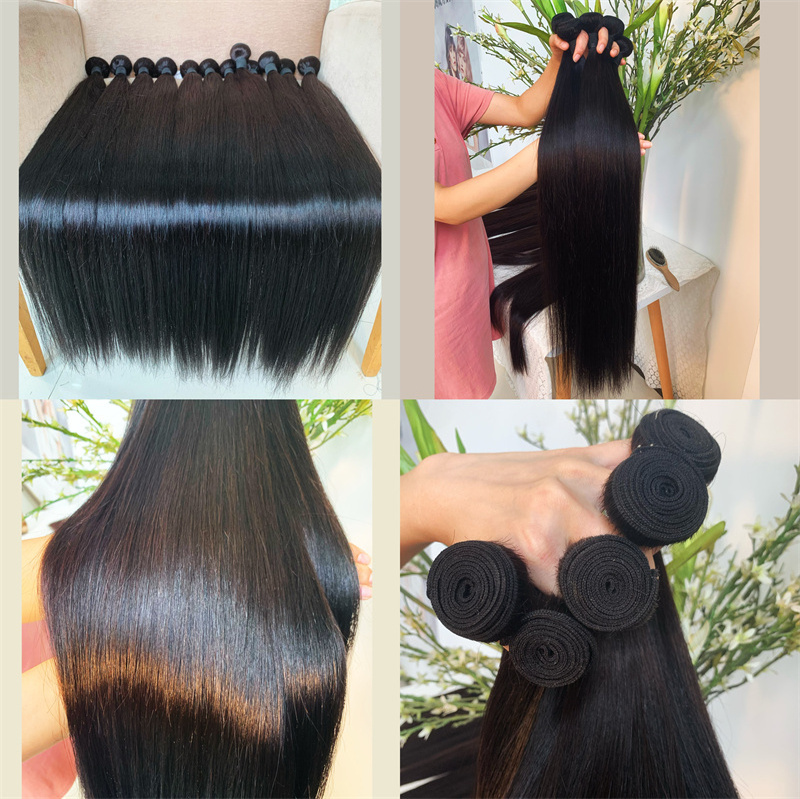 Big Deal 16 18 20 22 Inch Brazilian Straight Human Hair Weave Overnight Shipping Bundles And Closure Free Weave Hair Packs