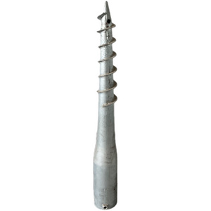 Best Selling Double Blade Screw Earth Anchor Supplier Screw Post Helical Ground Spike Pile