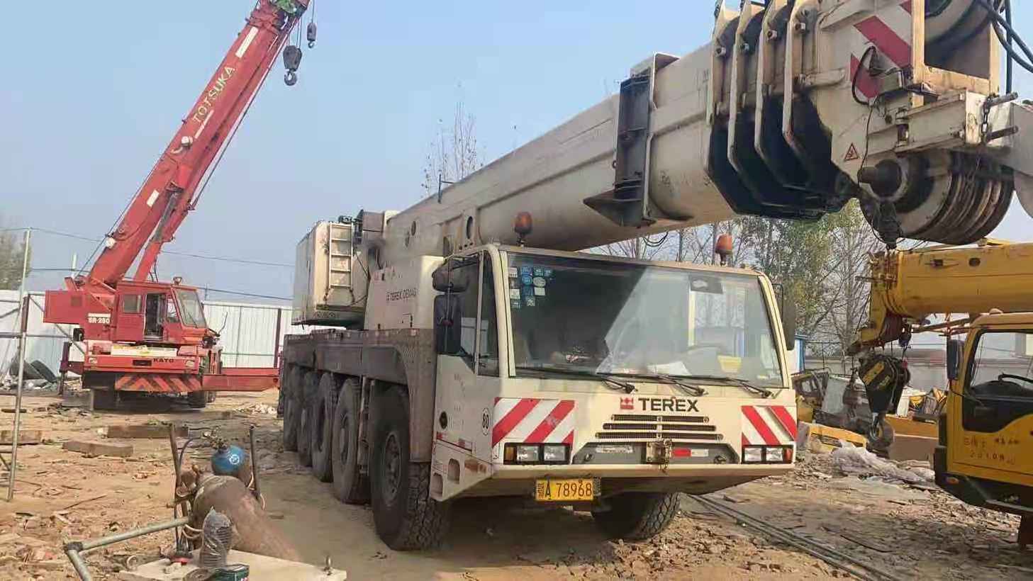 Original Paint Used Demagg AC100 AC435 100ton 150 ton Tire Truck Crane With Competitive Price For Sale