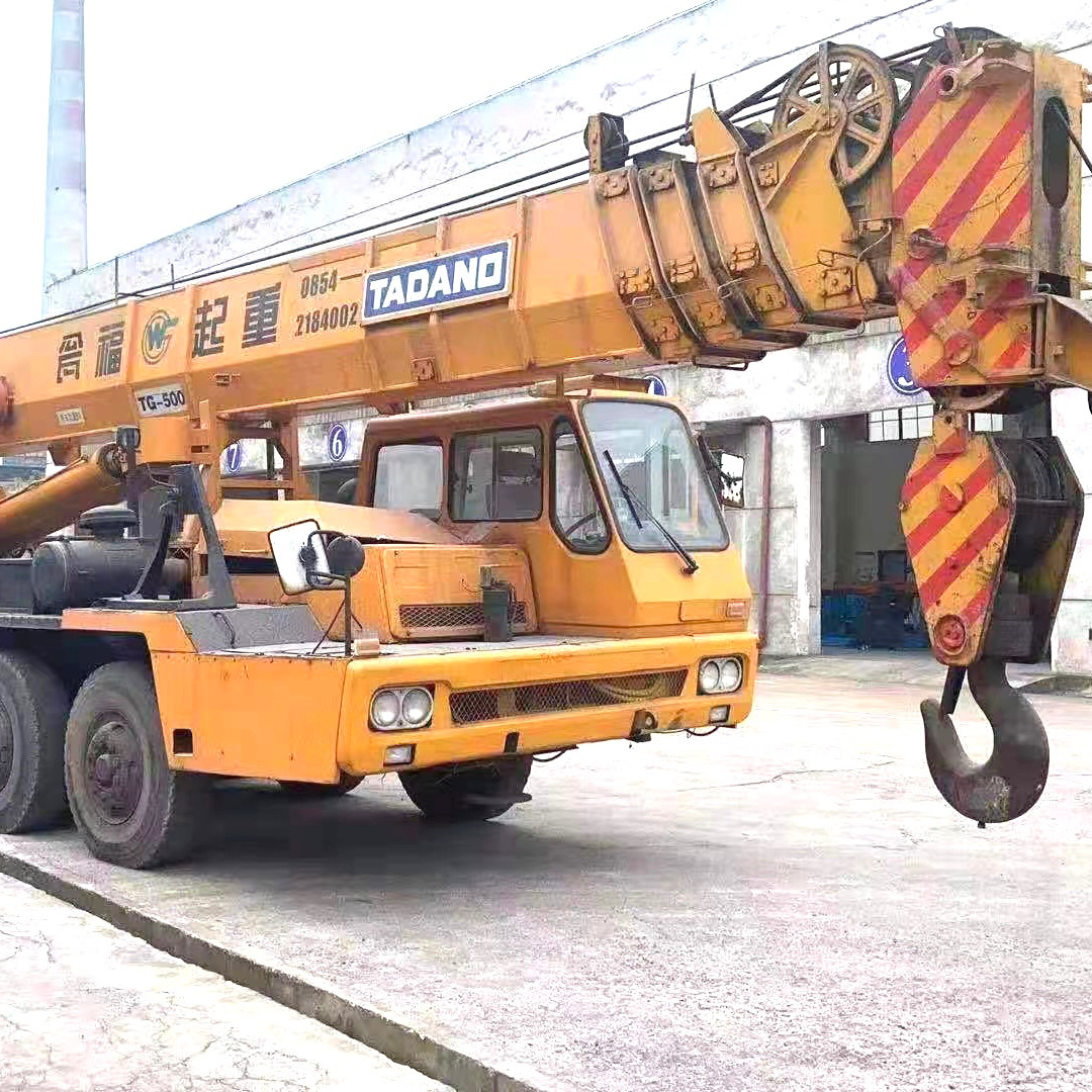 TADANO used truck crane TG500 tadano 50ton used truck crane for sale in good condition