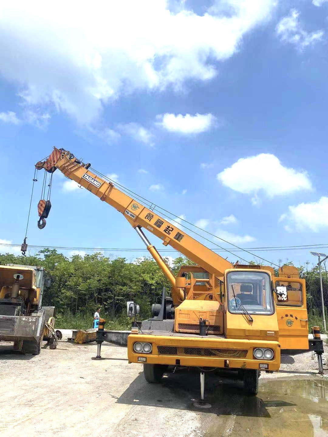 TADANO used truck crane TG500 tadano 50ton used truck crane for sale in good condition