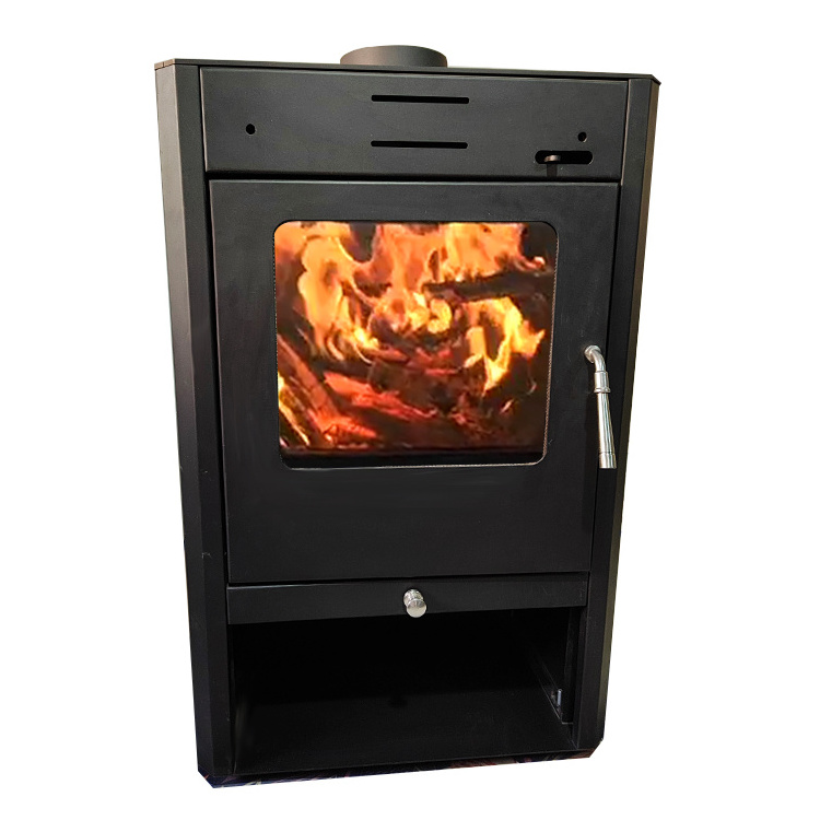 OEM German Living Room Fire Place Wood Burning Stove Indoor Fire Pit Cast Iron Stove Door Wood Stove Fireplace